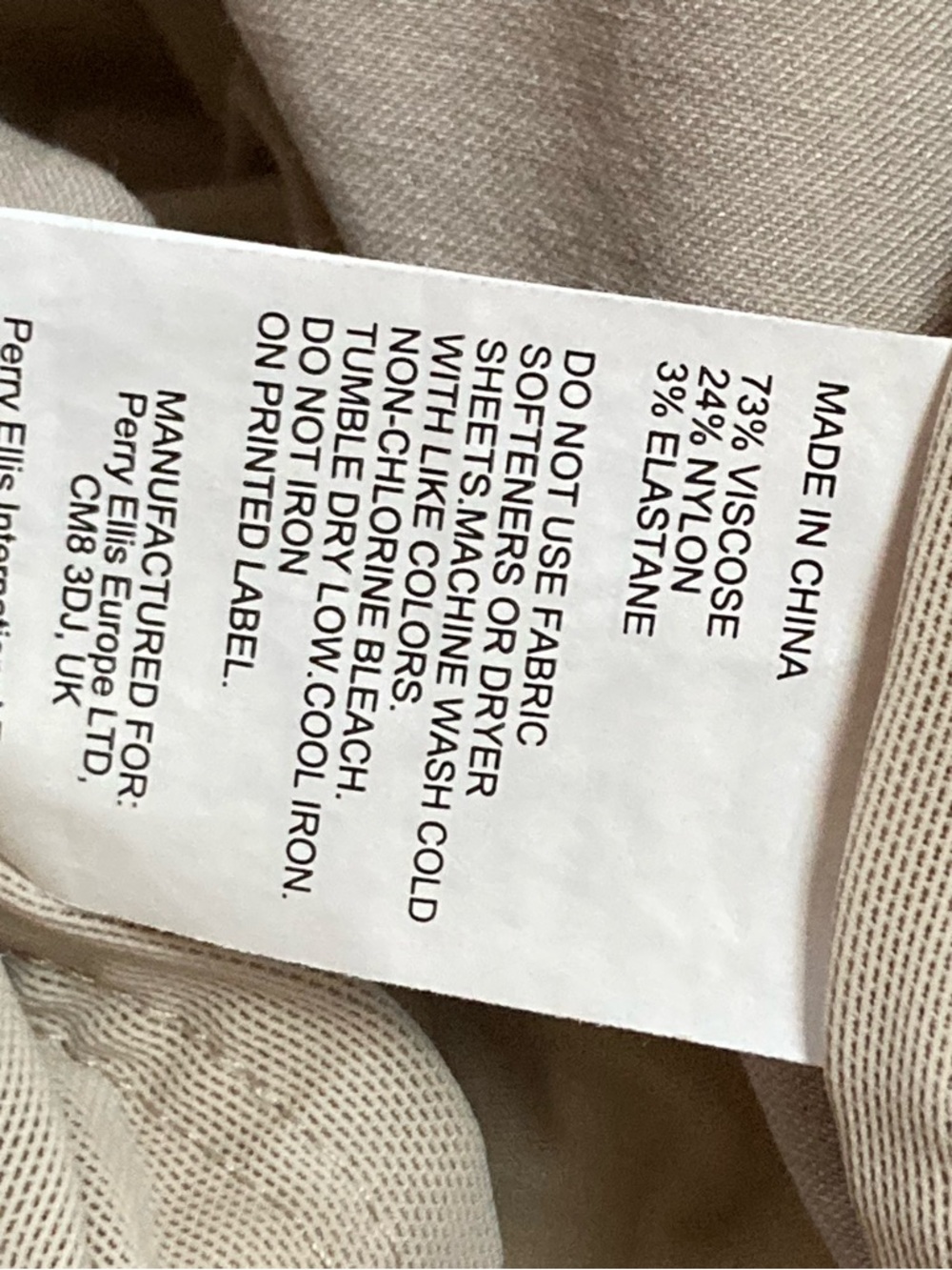 PGA TOUR Women’s XXL Beige Golf Pants - Picture 9 of 9